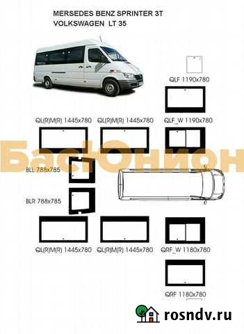 Стекла салона (остекление) Мерседес Спринтер Волосово - изображение 1