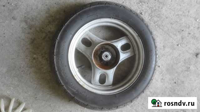 Колесо переднее от мопеда Хонда Дио Dio 3.00-10 Благовещенск - изображение 1