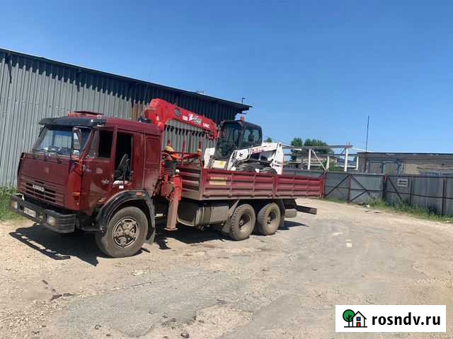 Манипулятор Автокран Камаз Бара Автовышка Бобкат Энгельс - изображение 1