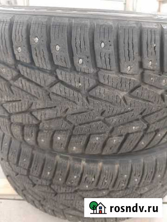 Продам две зимние шины Hakkapeliitta 7 225/55/16 Томск - изображение 1