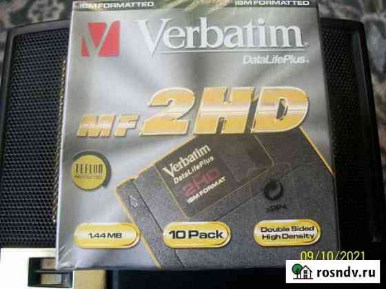Дискеты verbatim MF2HD 1,44 мб (10шт) Смоленск