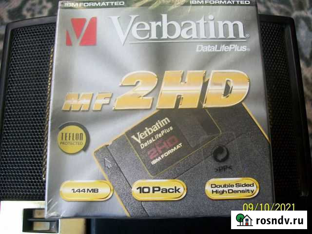 Дискеты verbatim MF2HD 1,44 мб (10шт) Смоленск - изображение 1