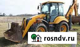 Экскаватор погрузчик. Фронтальный. Буроям. Грейдер Барнаул - изображение 1