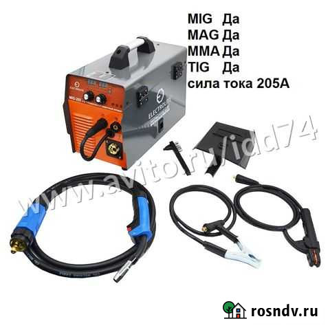 Сварочный полуавтомат Electrolite MIG 205 4 режима Алапаевск - изображение 1