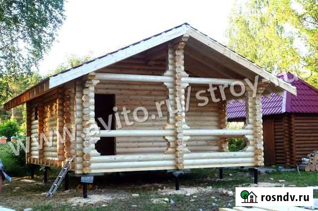 Сруб бани 6.0х8.0м. с террасой Коваши (Видео) Сертолово - изображение 1