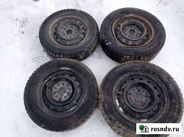 Комплект штампованных дисков R14 Новосибирск - изображение 1