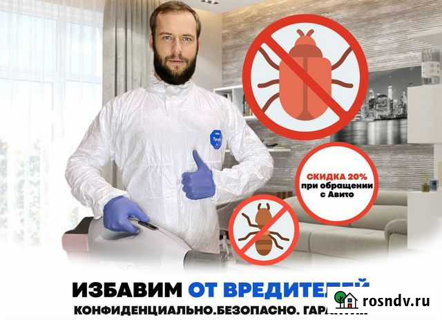 Дезинфекция Обработка от клопов тараканов муравьёв Йошкар-Ола - изображение 1