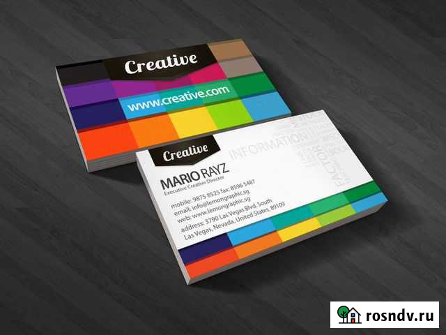 Дизайн визиток, листовок, евробуклетов Санкт-Петербург - изображение 1