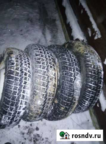 Зимняя резина с дисками 185/79 R 16 на ниву Агалатово - изображение 1