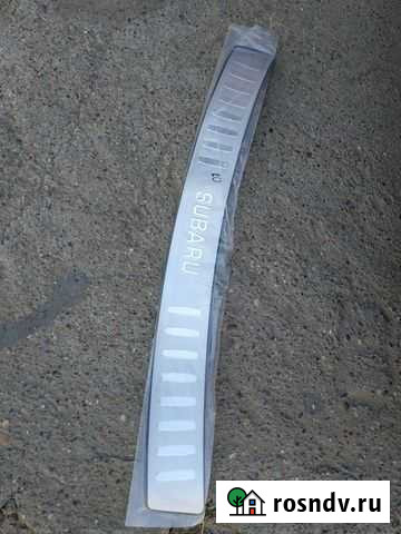 Накладка на задний бампер Subaru Forester 2013+ Благовещенск - изображение 1