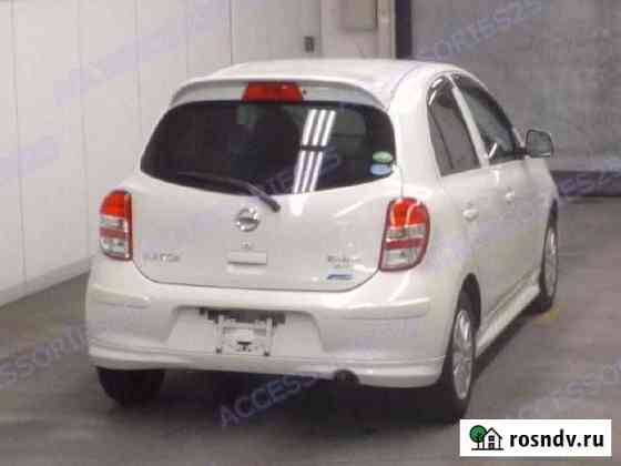 Спойлер Nissan March k13 (Марч) 2010-2017г. Белый Владивосток