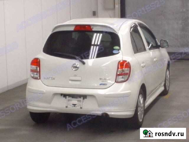 Спойлер Nissan March k13 (Марч) 2010-2017г. Белый Владивосток - изображение 1