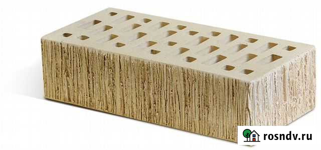 Кирпич светлый беж тростник одинарный Солянка - изображение 1