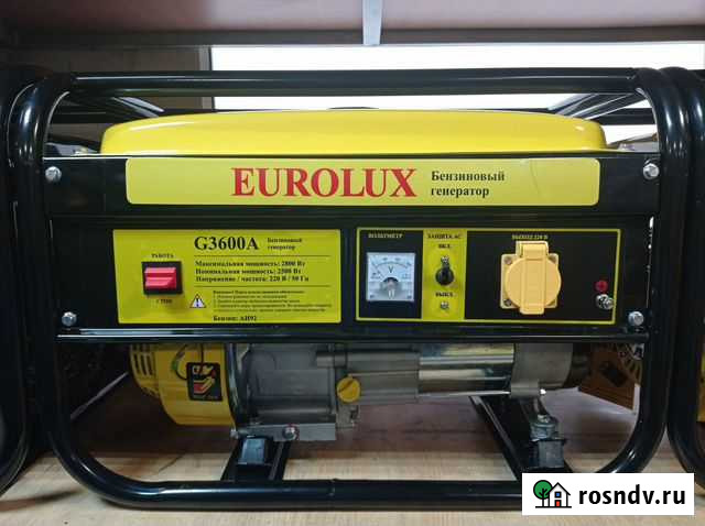 Генератор бензиновый Eurolux G3600A Заречный - изображение 1