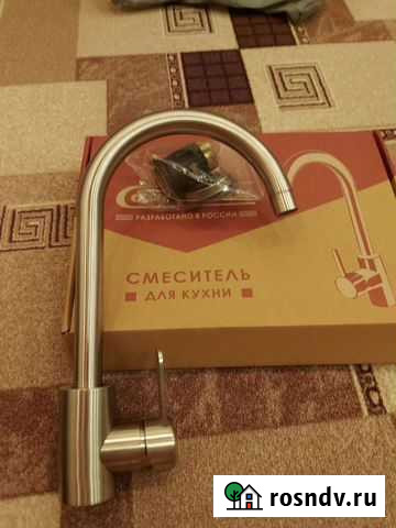 Смеситель для кухни нержавеющая сталь Дзержинск - изображение 1