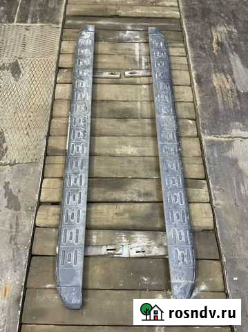 Пороги подножки на Touareg NF/FL Усинск - изображение 1