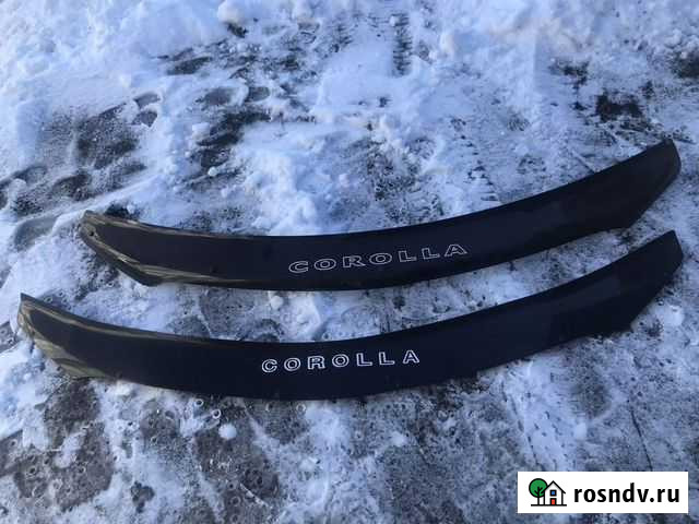 Дефлектор капота (Мухобойка) toyota corolla Мурманск - изображение 1