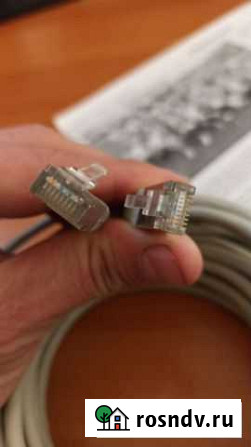 Интернет кабель rj-45 витая пара 10 метров Геленджик - изображение 1