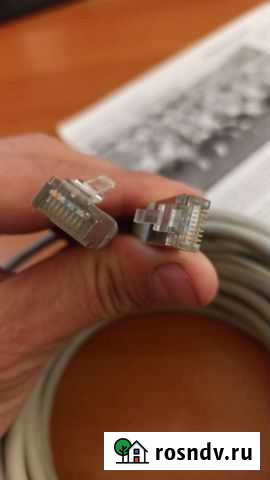 Интернет кабель rj-45 витая пара 10 метров Геленджик - изображение 1
