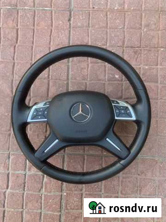 Руль Mercedes ML w166 с подушкой Фрязино - изображение 1