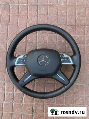Руль Mercedes ML w166 с подушкой Фрязино - изображение 1