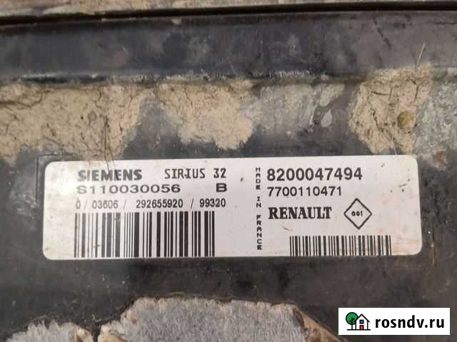 Эбу renault scenic 1 Siemens sirius 32 s110030056 Михайловка - изображение 1