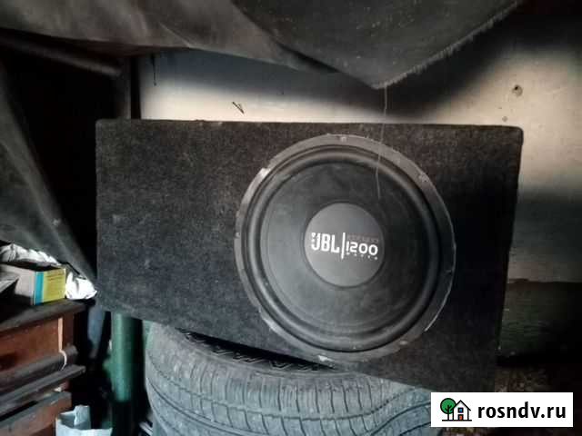 Сабвуфер в коробке на трубе Октябрьский - изображение 1