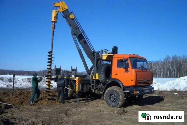 Аренда ямобура Установка опор лэп Бурение Санкт-Петербург - изображение 1
