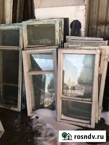 Деревянные окна со стеклопакетом бу Биробиджан - изображение 1