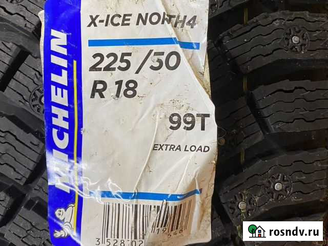 Michelin X-Ice North 4 225/50 R18 99T Нефтеюганск - изображение 1