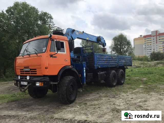 Услуги манипулятора 7т вездеход с вышкой Брянск - изображение 1