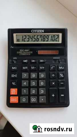 Калькулятор citizen sdc-888t Красноперекопск - изображение 1