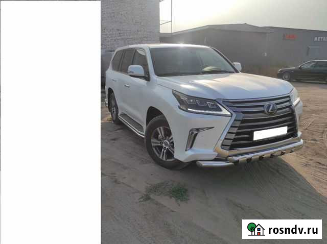 Защита бампера с декором 76/60 мм Lexus LX 450 d Ахтубинск - изображение 1