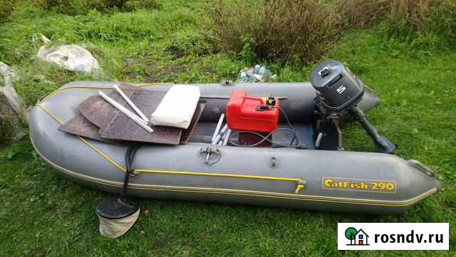 Мотор ямаха 5 с лодкой Рыбинск - изображение 1