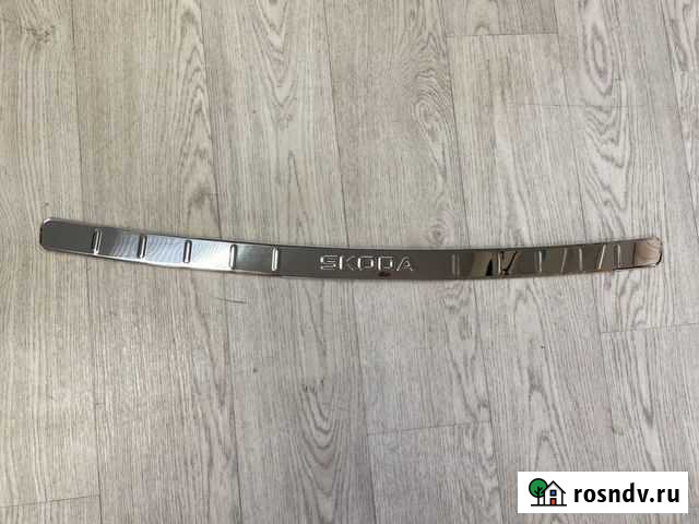 Накладка на задний бампер skoda octavia 2008-2013 Ростов-на-Дону - изображение 1