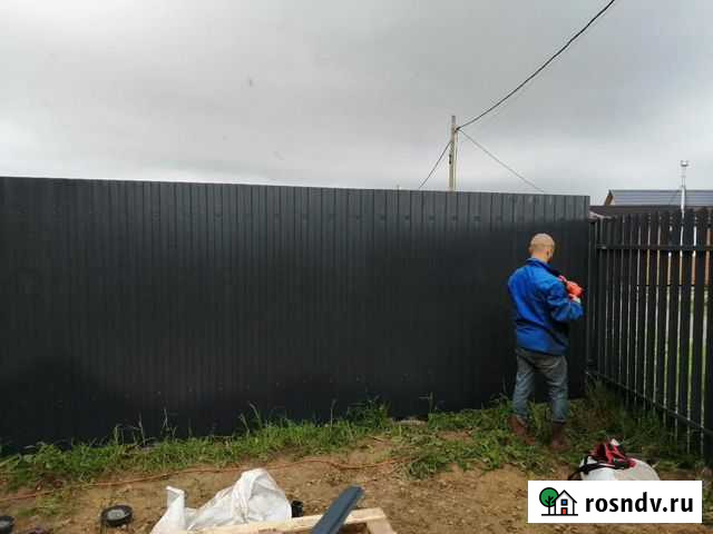 Монтаж забора любой сложности Сертолово - изображение 1