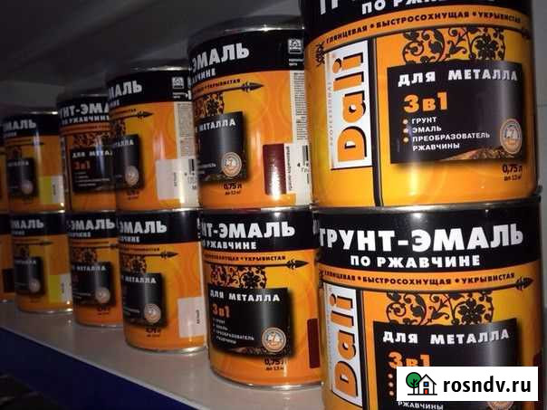Грунт эмаль по ржавчине dali 3 в 1 Воскресенск - изображение 1