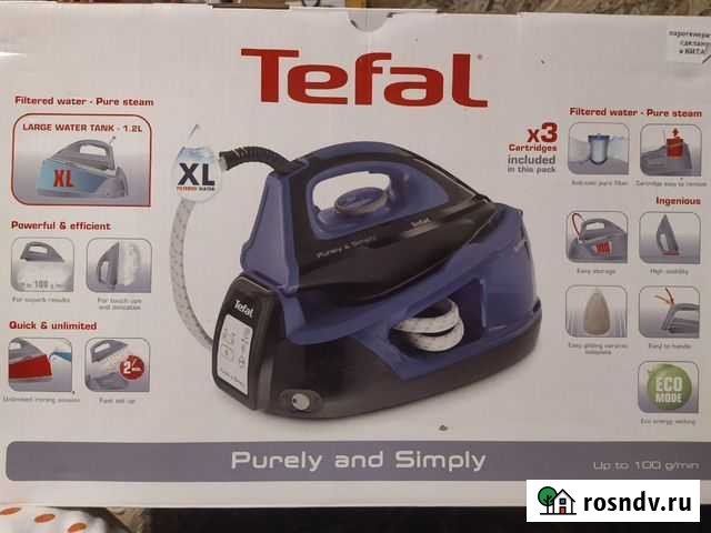 Парогенератор Tefal SV5022 новый Псков - изображение 1
