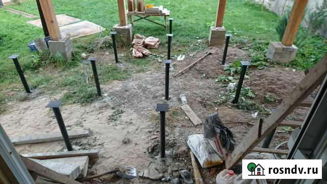 Монтаж винтовых свай, винтовой фундамент на сваях Высокая Гора - изображение 1