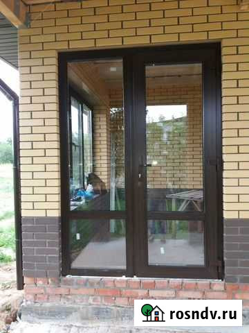 Пластиковая ламинированная дверь в дом Кстово - изображение 1