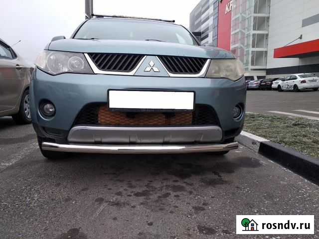 Защита бампера 60 мм Mitsubishi Outlander XL Ахтубинск - изображение 1