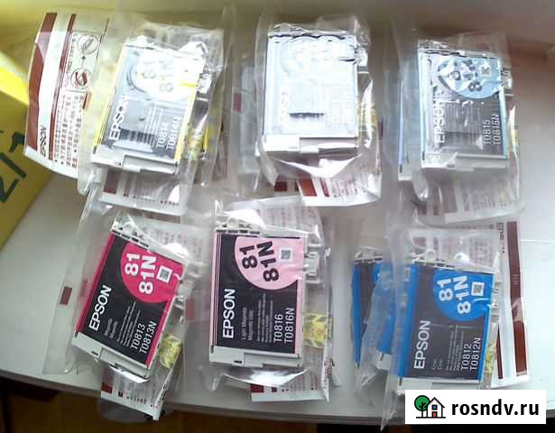 Картриджи epson T0812, T0813 Таганрог - изображение 1