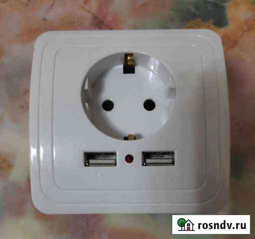 Розетка с USB - 5.0V, 2400mA Сарапул