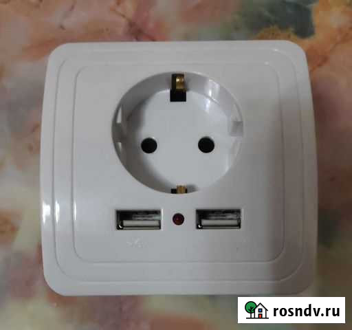 Розетка с USB - 5.0V, 2400mA Сарапул - изображение 1