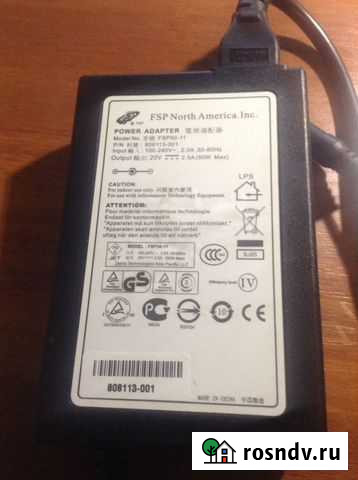 Блок питания/ FSP50-11 20V-2.5A разъё 5.5-2.5m Курск - изображение 1