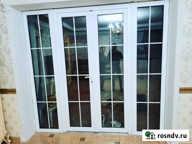 Входная дверь витраж в рассрочку не бу Назрань - изображение 1