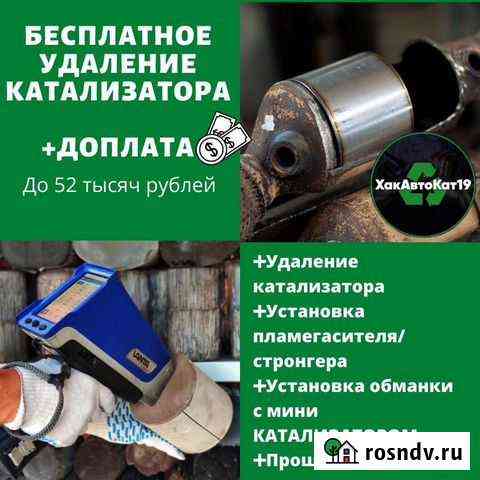 Удаление автокатализаторов Абакан