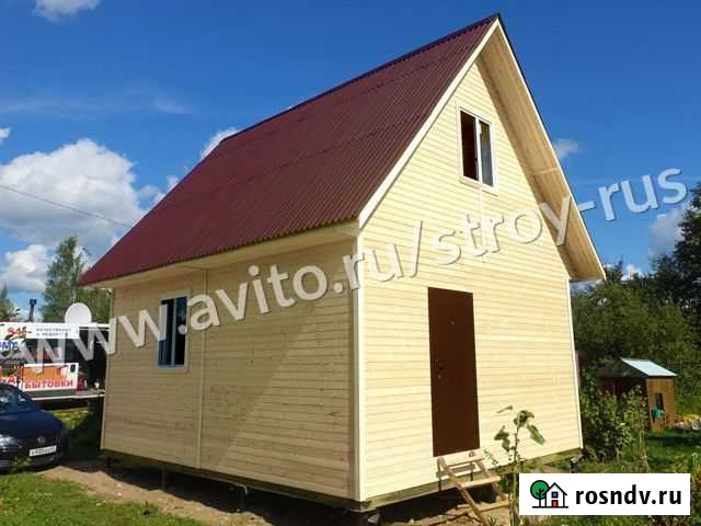 Дом 5.0х6.0м. с мансардой Учхоз (Видео). Каркасн Тельмана - изображение 1