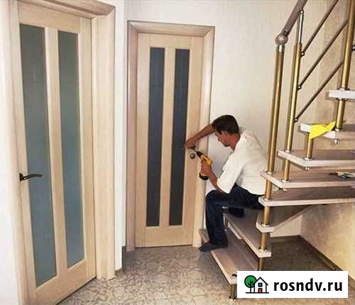 Установка Межкомнатных и Входных дверей. Ремонт Казань - изображение 1