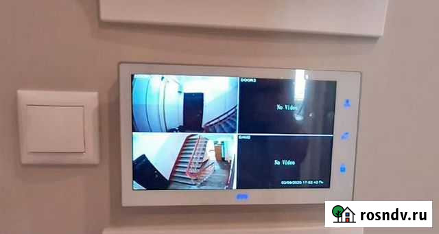Монтаж и подключение видеодомофона, видеонаблюдени Брянск - изображение 1